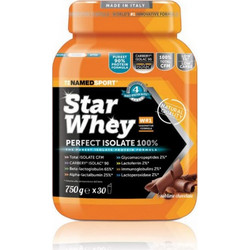 NamedSport Star Whey Isolate Chocolate Πρωτεΐνη Ορού Γάλακτος 750gr