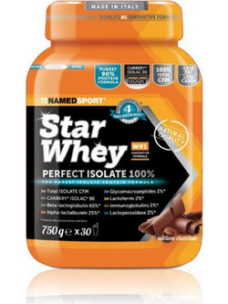 NamedSport Star Whey Isolate Chocolate Πρωτεΐνη Ορού Γάλακτος 750gr