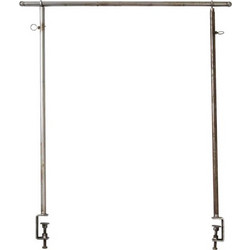 Μεταλλικό Stand Τραπεζιού Stanley Grey (M) L90/150 x W4xH90 / 130 cm