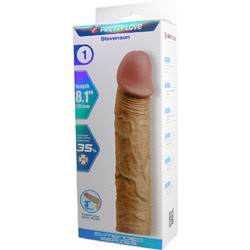 Pretty Love Stevenson Penis Sleeve with Extension Flesh