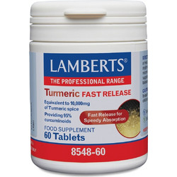 Lamberts Turmeric Fast Release 60 Ταμπλέτες