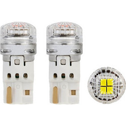 Λάμπες Led T10 12-30Volt 90Lm 4 Led Λευκό Φως Canbus 14680 2 Τεμάχια