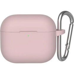 Blueo Θήκη Σιλικόνης για AirPods 4 Ροζ της Άμμου