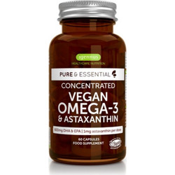 Igennus Vegan Omega 3 & Astaxanthin Έλαιο Λιναρόσπορου 60 Κάψουλες