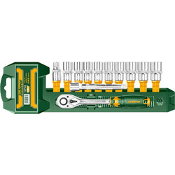 ΚΑΣΤΑΝΙΑ ΜΕ ΚΑΡΥΔΑΚΙΑ 3/8" ΣΕΤ 12 ΤΕΜ JADEVER JDST3212 - 400576