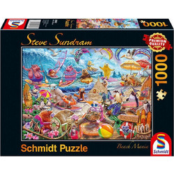 Puzzle Schmidt Steve Sundram Beach Mania 1000 Κομμάτια