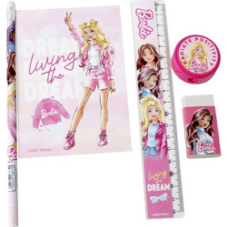 GiM Σχολικό Σετ + Μπλοκ Barbie Paints (349-89755)