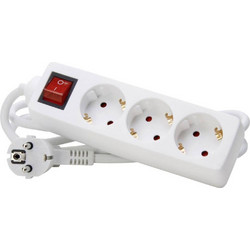 ΠΟΛΥΠΡΙΖΟ 3 ΘΕΣΕΩΝ ΜΕ ΚΑΛ. & ΔΙΑΚ. 1.4Μ ΛΕΥΚΟ KOPP - 1-K129713007