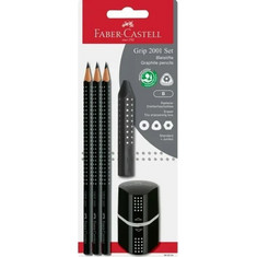 Faber-Castell - Grip 2001 set - Black blister (580024)