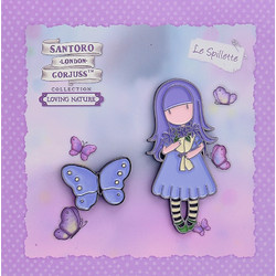 Santoro Pins - Send Me Flowers