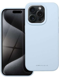 Roar Cloud-Skin Back Cover Light Blue (iPhone 15 Pro)