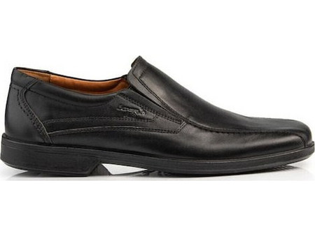 Boxer Loafer Δερμάτινα Ανδρικά Casual Παπούτσια Ανατομικά Μαύρα