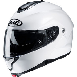 HJC C91N Pearl White Κράνος Μηχανής Flip-Up