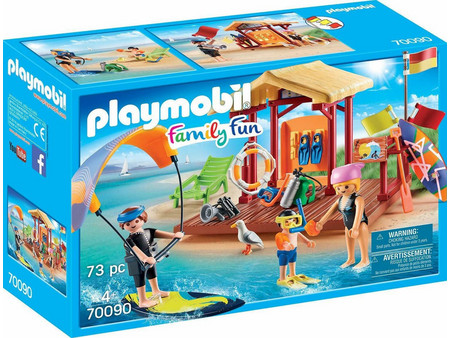 Playmobil Family Fun Σχολή Θαλάσσιων Σπορ για 4+ Ετών 70090