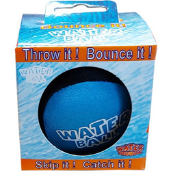 Waboba Splash Water Bouncing Μπαλάκι Θαλάσσης Μπλε Μαύρο 36015
