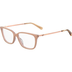 Love Moschino MOL550-35J Γυναικείος Σκελετός Γυαλιών Οράσεως Κοκάλινος Μεταλλικός Χρυσός Μπεζ