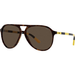 Polo Ralph Lauren PH4173 5003/73 Ανδρικά Γυαλιά Ηλίου Aviator Κοκάλινα Ταρταρούγα με Καφέ Polarized Φακό