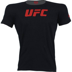 T-SHIRT UFC Μαύρο Με Κόκκινο Logo 21135 (H&S)