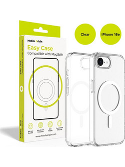 Mobile Origin Hybrid MagSafe Case Clear-Apple iPhone 17e/16e (MO-HYCL-IP16E)