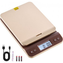 VEVOR Ψηφιακή Ζυγαριά Αποστολής, 40 kg, Υψηλή Ακρίβεια, Με Λειτουργίες Κράτησης/Απόβαρου/Αυτόματου Τερματισμού YTTC30KG2G00BWNEE001V9