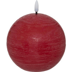Molia Red Ball Led Candle D8 - ATMOSPHERA