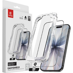 Crong EasyShield Tempered Glass 2-pack (iPhone 17 / 17 Pro / 16 Pro)
