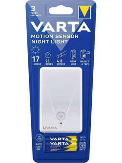 Varta 16624 - Φωτιστικό Νυκτός με Αισθητήρα Κίνησης και 3 x Μπαταρίες R3 (AAA)