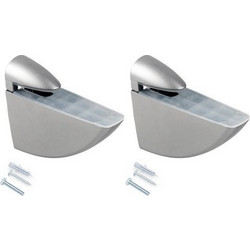 ΣΤΗΡΙΓΜΑ ΡΑΦΙΟΥ (ΣΕΤ-2ΤΜΧ) EMUCA AGUILA 4009325 106Χ56ΜΜ ΓΙΑ ΡΑΦΙ ΑΠΟ 8ΜΜ ΕΩΣ 40ΜΜ ΑΣΗΜΙ