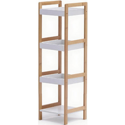 Ραφιέρα 4 επιπέδων Nextdeco μπαμπού Υ98x35x30εκ