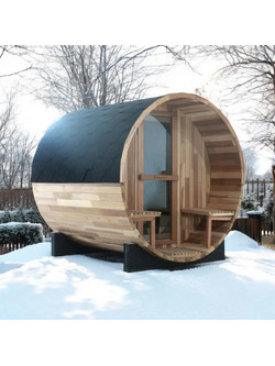 Insportline Barrel Sauna Viduor 400 Cedar Wood Σάουνα 4 Ατόμων 27405