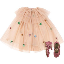 Σετ Κάπα με Παπούτσια Γκλίτερ - Glitter Fairy Costume - Multi Star της Konges Slojd Σομόν Konges Slojd