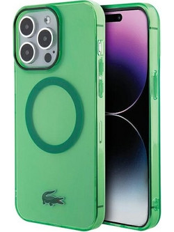 Lacoste Transparent MagSafe Θήκη Green (iPhone 15 Pro Max)