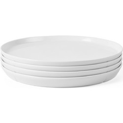 Rosendahl - GC Essentials Dinner Plate - White - O25 cm, 4 pcs