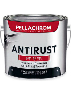 Pellachrom Antirust Ακρυλικό Αντισκωριακό Αστάρι N.592 Red 2.5lt