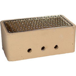 Επιτραπέζιο BBQ Barbeque με Kάρβουνα 25x15x10cm μπεζ Style Point c534735