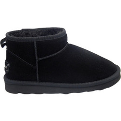 S.Oliver Γυναικεία Μποτάκια Suede Μαύρα με Γούνα 5-26351-41-001