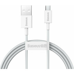 Baseus Superior Series Regular USB 2.0 to micro USB Cable (1m) - Λευκό