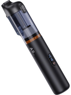 Baseus - Cordless Car Vacuum Cleaner A5 Air (c30459500111-02) - 12000pa, 90w, 80000rpm, 2000mah, Eco Mode, 65db, Ai - Black