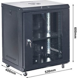 Επίτοιχο / Επιδαπέδιο Rack 12U 19" 53x60x40cm CC5167 AR-530-12U ART