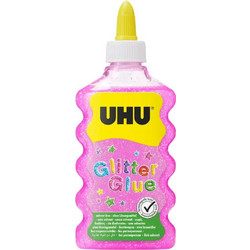 UHU ΚΟΛΛΑ GLITTER 117ml ΡΟΖ