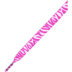 Κορδόνια Mr. Lacy Printies Zebra 130cm HPinkWhte 316080-HPnkWht