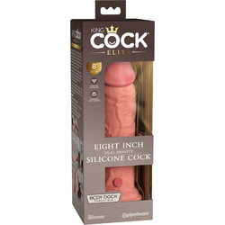 Pipedream King Cock Elite 8" Ρεαλιστικό Dildo με Βεντούζα 20cm Flesh