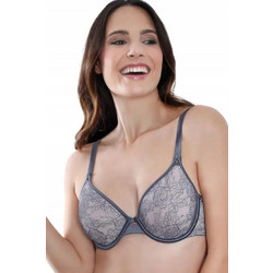 Sassa Μαλακό Σουτιέν Με Spacer Flexicup Foggy Print - Foggy Γκρι