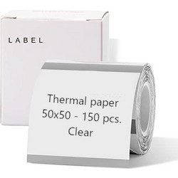 NIIMBOT THERMAL LABEL PAPER 50*50-150 TRANSPARENT