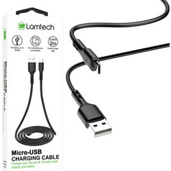 LAMTECH DATACABLE MICRO USB 2m BLACK