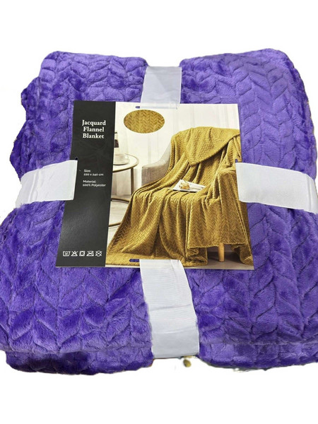 Κουβέρτα 220x240 Υπέρδιπλη 320gsm Fleece Palatex Tango- Mauve