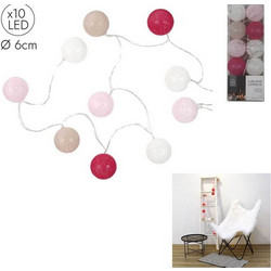 Home Deco 10 Χριστουγεννιάτικα Λαμπάκια LED Μπαταρίας 1.75m LA10064