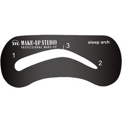 BROW STENCIL STEEP ARCH No4