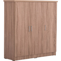 ΝΤΟΥΛΑΠΑ 3ΦΥΛΛΗ ΜΕ ΡΑΦΙΑ FUENTO HM2482.01 SONAMA OAK ΜΕΛΑΜΙΝΗ 120-116x40x123,5Υεκ