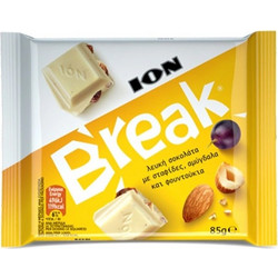 ION Break Σοκολάτα Λευκή 85gr
